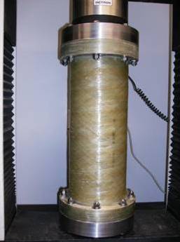 fiberglass column pipe strength test